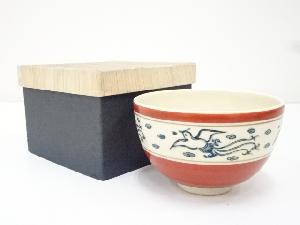 京焼　泉山造　色絵鳳凰茶碗